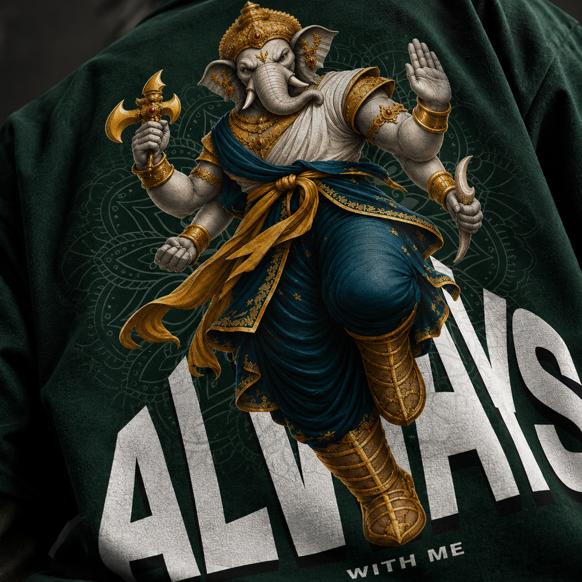 Always With Me Oversized Graphic T-Shirt – Forest Green