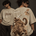 Bheem Oversized Graphic T-Shirt – Beige