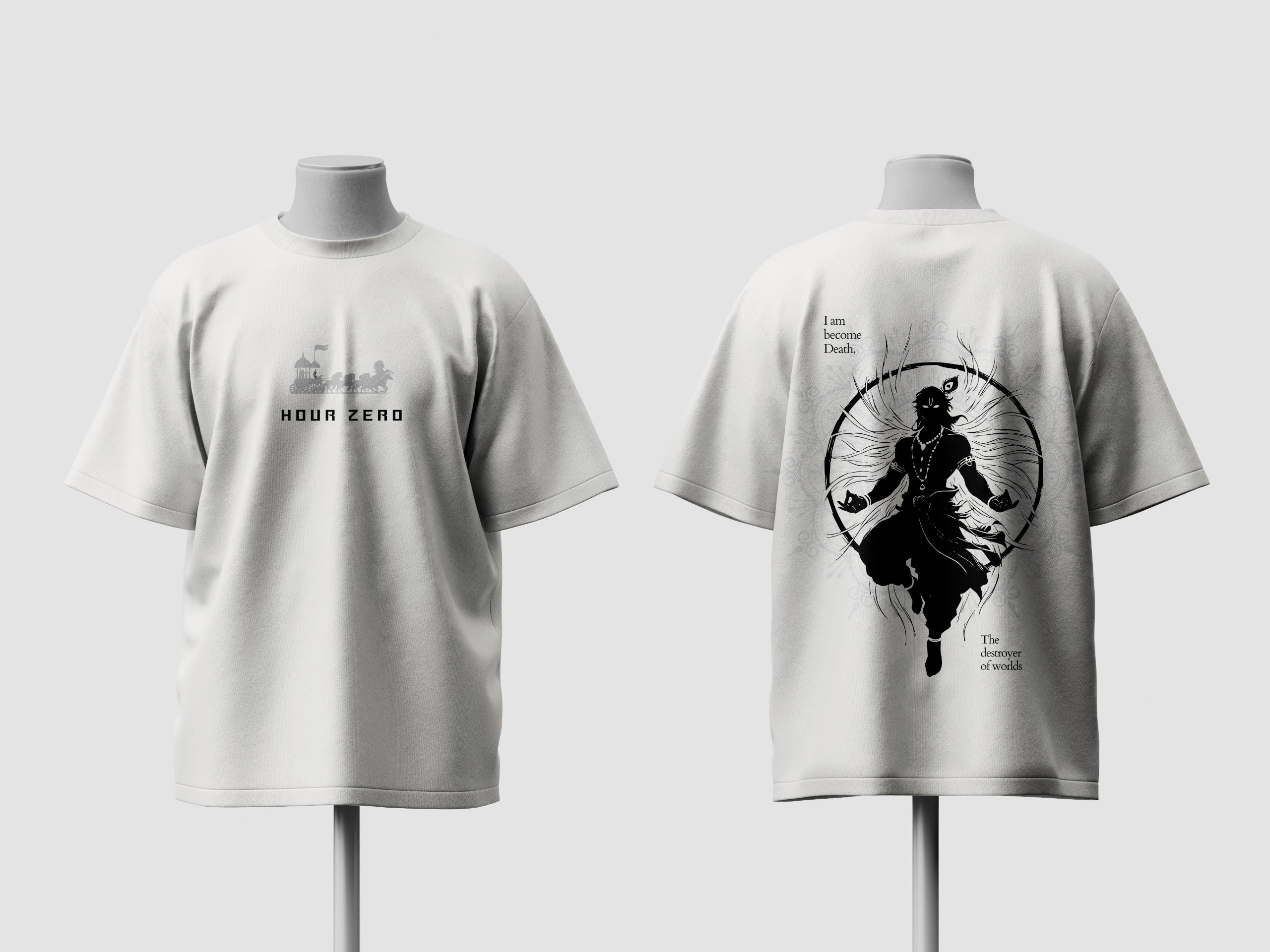 Oversized Graphic T-Shirt Off-White